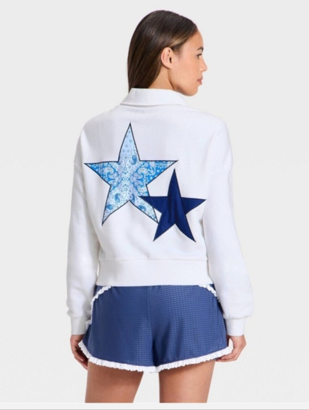 NWT JoyLab American Half Zip Sweatshirt- Medium